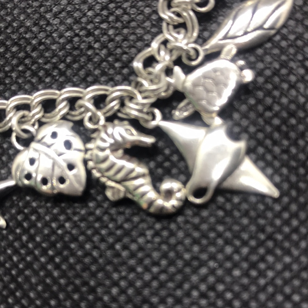 Made in Italy 🇮🇹 925 silver charm bracelet